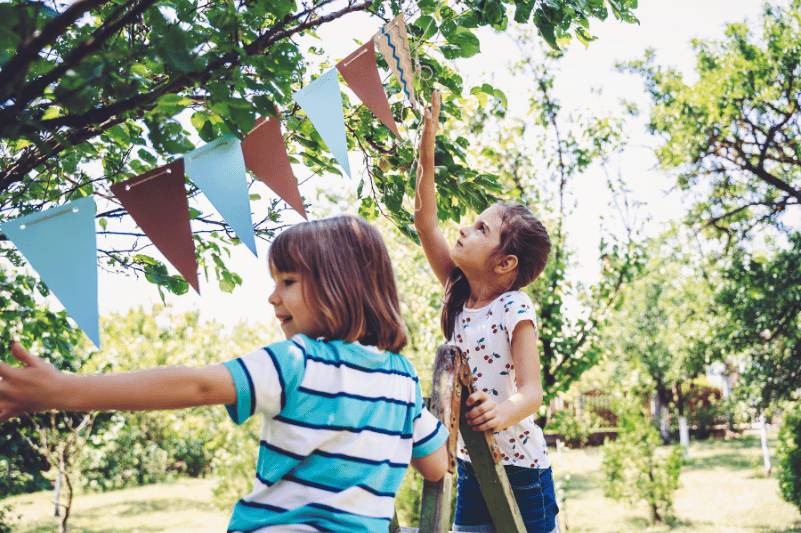 Involucrar niños en la planificación de su cumpleños